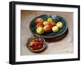 Still-Life with Apples; Nature Morte Aux Pommes, C.1926-Henri Lebasque-Framed Giclee Print