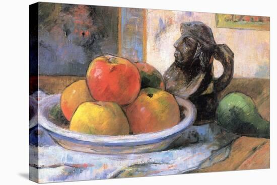 Still Life with Apples, Pears and Krag-Paul Gauguin-Stretched Canvas