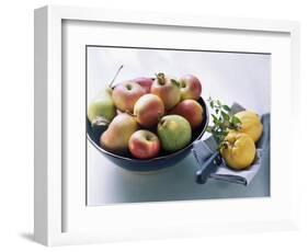 Still Life with Apples, Pears and Quinces-Eising Studio - Food Photo and Video-Framed Photographic Print