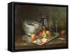 Still Life with Apples-Eugene Henri Cauchois-Framed Stretched Canvas