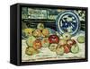 Still Life with Apples-Maurice Brazil Prendergast-Framed Stretched Canvas