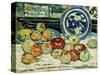 Still Life with Apples-Maurice Brazil Prendergast-Stretched Canvas