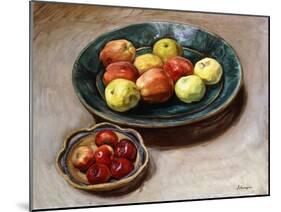 Still-life with Apples-Henri Lebasque-Mounted Giclee Print