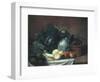 Still Life with Artichokes, Asparagus and Cabbage-Gabriel Germain Joncherie-Framed Giclee Print