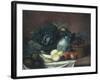 Still Life with Artichokes, Asparagus and Cabbage-Gabriel Germain Joncherie-Framed Giclee Print