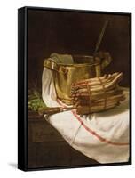 Still Life with Asparagus, 1881-Francois Bonvin-Framed Stretched Canvas