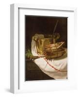 Still Life with Asparagus, 1881-Francois Bonvin-Framed Giclee Print