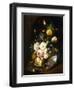 Still Life with Assorted Flowers-Josef Holstayn-Framed Giclee Print