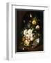 Still Life with Assorted Flowers-Josef Holstayn-Framed Giclee Print