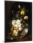 Still Life with Assorted Flowers-Josef Holstayn-Mounted Giclee Print