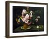 Still Life with Asters, 1859-Gustave Courbet-Framed Giclee Print