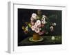 Still Life with Asters, 1859-Gustave Courbet-Framed Giclee Print