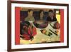 Still Life with Banana-Paul Gauguin-Framed Premium Giclee Print