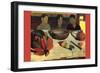 Still Life with Banana-Paul Gauguin-Framed Art Print