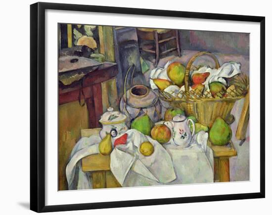 Still Life with Basket, 1888-90-Paul Cézanne-Framed Giclee Print