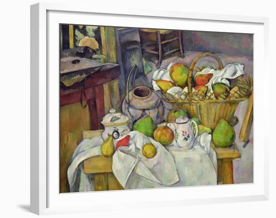 Still Life with Basket, 1888-90-Paul Cézanne-Framed Giclee Print