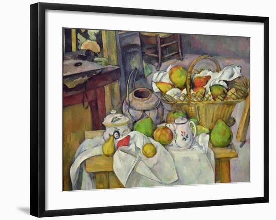 Still Life with Basket, 1888-90-Paul Cézanne-Framed Giclee Print