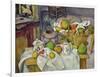 Still Life with Basket, 1888-90-Paul Cézanne-Framed Giclee Print