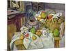 Still Life with Basket, 1888-90-Paul Cézanne-Mounted Giclee Print