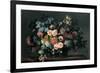 Still Life with Basket of Flowers, C.1690-Jean-Baptiste Monnoyer-Framed Giclee Print