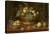 Still Life with Basket of Fruit, 1622-Balthasar van der Ast-Stretched Canvas