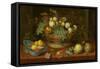 Still Life with Basket of Fruit, 1622-Balthasar van der Ast-Framed Stretched Canvas