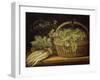 Still Life with Basket, Peas and Turnips-null-Framed Giclee Print