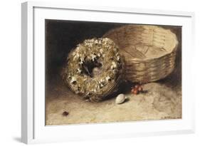 Still-Life with Basket-William Henry Hunt-Framed Giclee Print