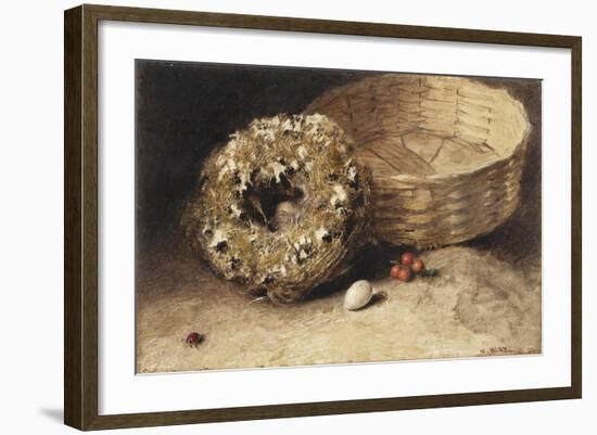 Still-Life with Basket-William Henry Hunt-Framed Giclee Print