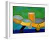 Still Life with Beer and Fish, 2009-Jan Groneberg-Framed Giclee Print