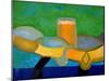 Still Life with Beer and Fish, 2009-Jan Groneberg-Mounted Giclee Print