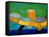 Still Life with Beer and Fish, 2009-Jan Groneberg-Framed Stretched Canvas