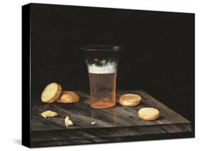 Still Life with Beer Glass-Johann Georg Hinz-Stretched Canvas