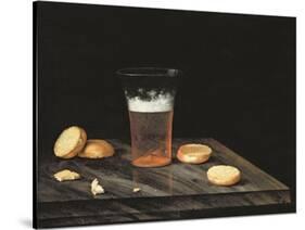 Still Life with Beer Glass-Johann Georg Hinz-Stretched Canvas