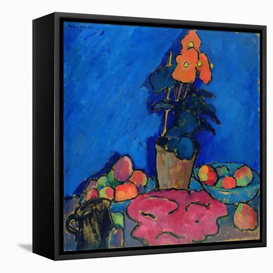 Still Life with Begonia, 1911-Alexej Von Jawlensky-Framed Stretched Canvas