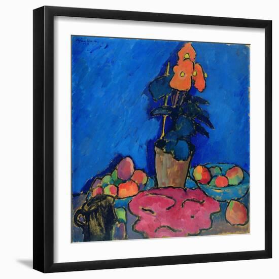 Still Life with Begonia, 1911-Alexej Von Jawlensky-Framed Giclee Print