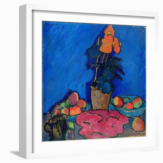 Still Life with Begonia, 1911-Alexej Von Jawlensky-Framed Giclee Print