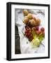 Still Life with Berries, Leaves and Elderflower-Foodcollection-Framed Photographic Print