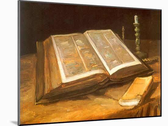 Still Life with Bible, 1885-Vincent van Gogh-Mounted Giclee Print