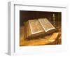 Still Life with Bible, 1885-Vincent van Gogh-Framed Giclee Print