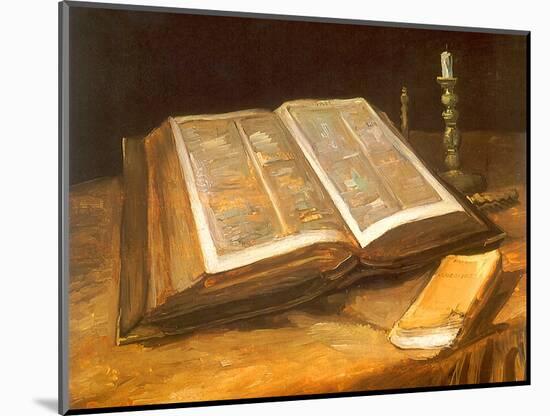 Still Life with Bible, 1885-Vincent van Gogh-Mounted Giclee Print