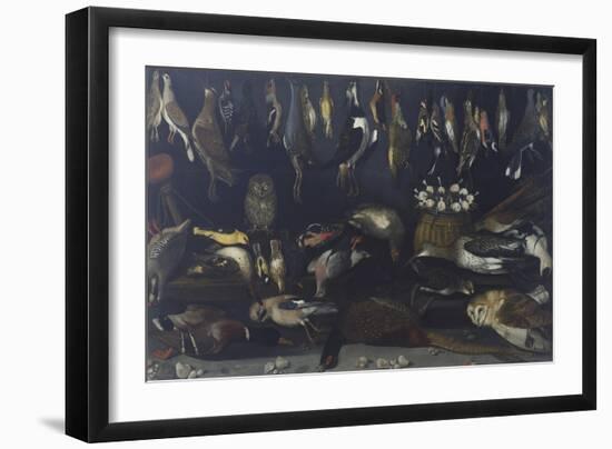 Still Life with Birds-Caravaggio-Framed Giclee Print