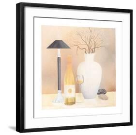 Still Life with Black Lamp-Heinz Hock-Framed Art Print