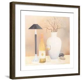 Still Life with Black Lamp-Heinz Hock-Framed Art Print