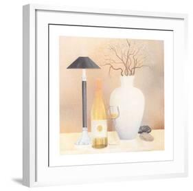 Still Life with Black Lamp-Heinz Hock-Framed Art Print