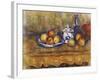 Still Life with Blue Bottle and Sugar Bowl-Paul Cézanne-Framed Giclee Print