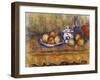 Still Life with Blue Bottle and Sugar Bowl-Paul Cézanne-Framed Giclee Print