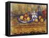 Still Life with Blue Bottle and Sugar Bowl-Paul Cézanne-Framed Stretched Canvas