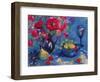 Still Life with Blue Glass, 1999-Sylvia Paul-Framed Giclee Print