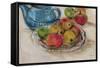 Still Life with Blue Teapot 2-Susan Adams-Framed Stretched Canvas